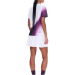 Camiseta On Feminina Court-T Swing - Branca/Roxa Camiseta On Feminina Court-T Swing - Branca/Roxa