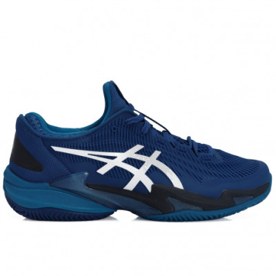 Tênis Asics Court FF 3 Novak Clay - Azul e Prata