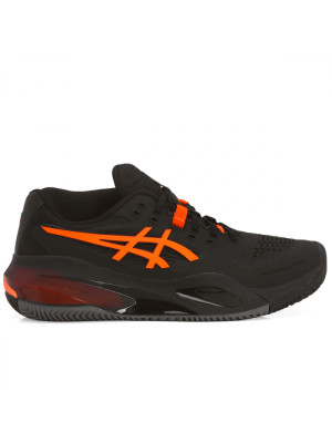 Tênis Asics Gel Resolution X - Clay  Saibro - Preto e Laranja