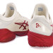 Tênis Asics Court FF 3 Novak All Court Quadra Rápida - Branco Off e Vermelho