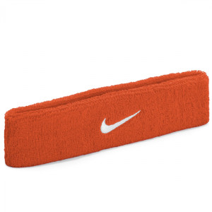 Testeira Nike Swoosh - Laranja e Branco