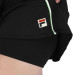 Saia Short Fila Backspin Wrap - Preta e Verde Claro