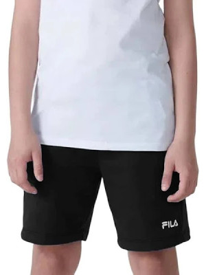 Short Fila Regulat Myler Infantil - Preto