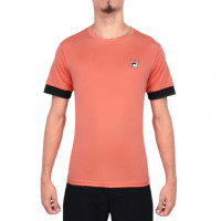 Camiseta Fila FBox 2 - Coral e Preto