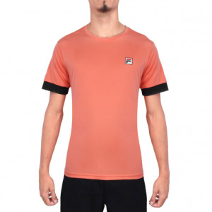 Camiseta Fila FBox 2 - Coral e Preto