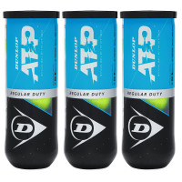Bola de Tênis Dunlop ATP Regular Duty Pack com 3 Tubos