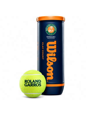 Bola de Tênis Wilson Roland Garros Clay - 3 Bolas
