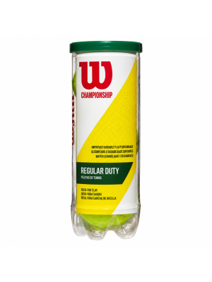 Bola de Tênis Wilson Championship Regular Duty Saibro - 3 Bolas