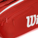 Raqueteira Wilson Super Tour X9 - Vermelha e Branca