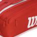 Raqueteira Wilson Super Tour X6 - Vermelha e Branca