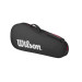 Raqueteira Wilson Advantage  X3 2025 - Preto Vermelho