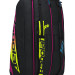 Raqueteira Babolat Pure Aero Rafa X12 Preta Amarela e Rosa