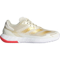 Tênis Adidas Defiante Speed 2 W Feminino - Off White  Dourado  e Vermelho 