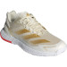 Tênis Adidas Defiante Speed 2 W Feminino - Off White  Dourado  e Vermelho 