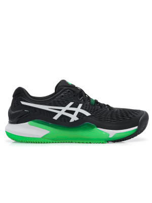 Tênis Asics Gel-Resolution 9 Clay - Preto Verde e Branco