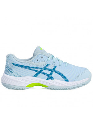 Tênis Asics Gel Game 9 Infantil GS - Branco Azul e Verde