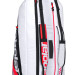 Raqueteira Babolat Pure Strike X6 Branca e Coral