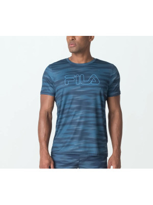 Camiseta Fila  Sports Print - Azul 