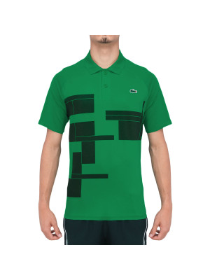 Camisa Polo Lacoste Tennis Novak Djokovic Regular Fit Player - Verde