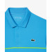 Camisa Polo Lacoste Regular Fit Ultra Dry em Piqué  - Azul