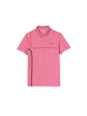 Camisa Polo Lacoste Men's Ultra Dry Tennis - Pink