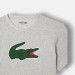 Camiseta Lacoste Regular Fit Crocodilo no Peito - Cinza