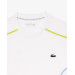 Camiseta Lacoste em Piqué Ultra Dry - Branca