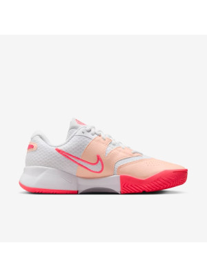 Tênis NikeCourt Lite 4 Feminino - Branco e Rosa