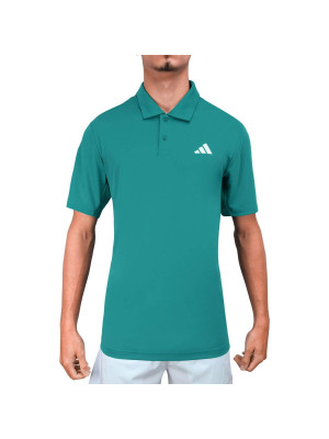 Camisa Polo Adidas Club 3 Stripes - Verde