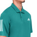 Camisa Polo Adidas Club 3 Stripes - Verde