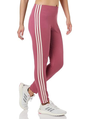 Calça Legging Adidas Essentials 3 - Rosa