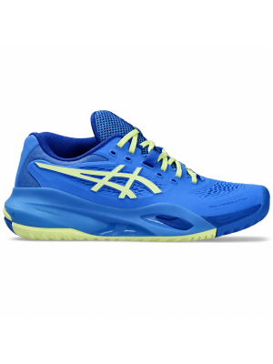 Tênis ASICS Feminino All Court Gel Resolution X Azul e Amarelo