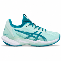 Tênis ASICS Feminino Clay Solution Speed FF 3 Verde e Azul
