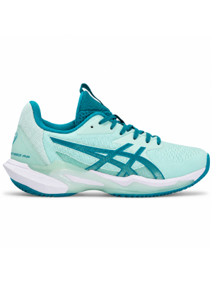 Tênis ASICS Feminino Clay Solution Speed FF 3 Verde e Azul