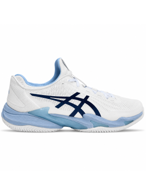 Tênis ASICS Masculino All Court FF 3 Novak Branco e Azul 