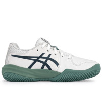 Tênis ASICS Gel Resolution X GS Infantil Clay Saibro - Branco e Marinho