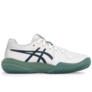 Tênis ASICS Gel Resolution X GS Infantil Clay Saibro - Branco e Marinho
