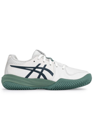 Tênis ASICS Gel Resolution X GS Infantil Clay Saibro - Branco e Marinho