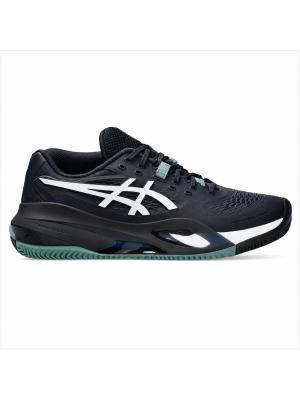Tênis ASICS Masculino Clay Gel Resolution X Marinho e Branco