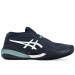 Tênis ASICS Masculino Clay Gel Resolution X Marinho e Branco