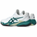 Tênis Asics Masculino All Court FF 3 Cinza Branco e Verde