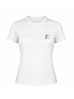 Camiseta Fila Core Run Feminina - Branca Camiseta Fila Core Run Feminina - Branca