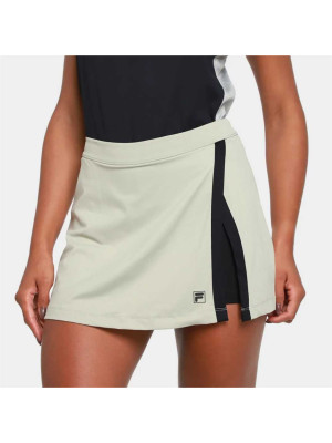 Saia Short Fila Slit Match - Verde