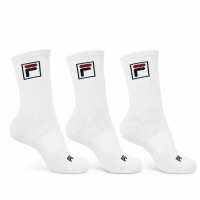 Meia Fila Cano Alto FBOX  Branca - 3 pares 34 a 38