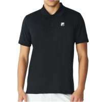 Camisa Polo Fila Raglan Court Ease - Preta