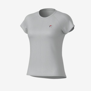 Camiseta Fila Tennis Basic - Cinza