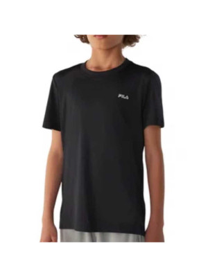 Camiseta Fila Basic Sports Infantil - Preta