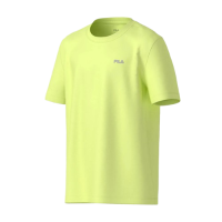 Camiseta Fila Basic Sports Infantil - Amarelo Neon Light