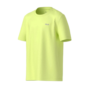 Camiseta Fila Basic Sports Infantil - Amarelo Neon Light