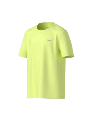 Camiseta Fila Basic Sports Infantil - Amarelo Neon Light Camiseta Fila Basic Sports Infantil - Amarelo Neon Light
